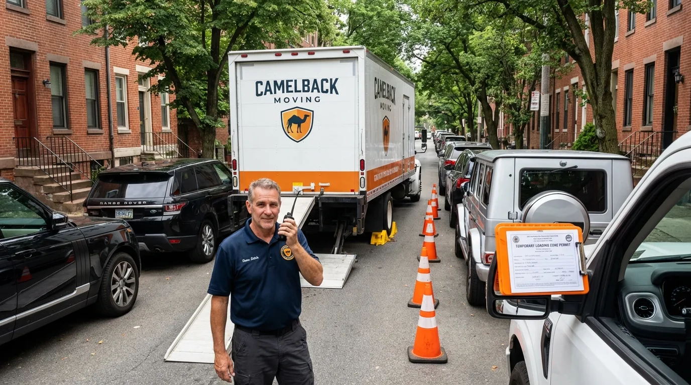 City street loading permit setup in Hudson, ME