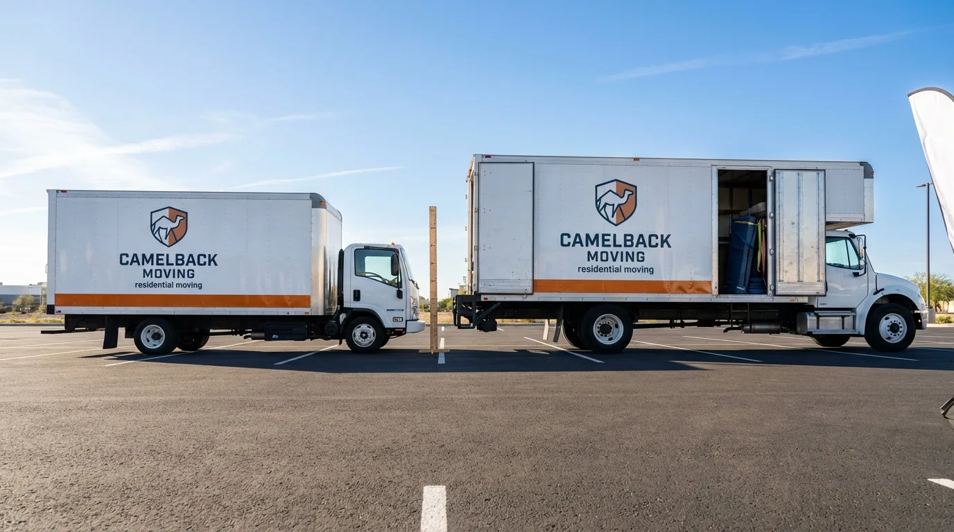Moving truck size capacity guide in Hudson
